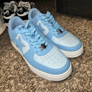 Light Blue Bape Sneakers